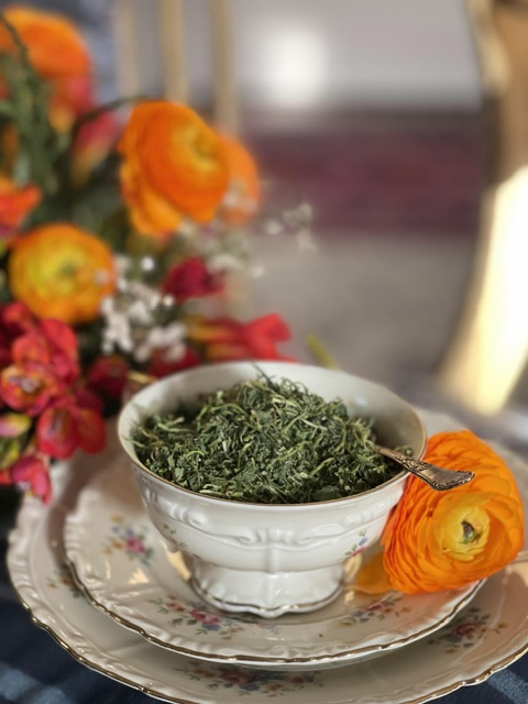 سبزی خشک شده برای پخت غذاهای دریایی